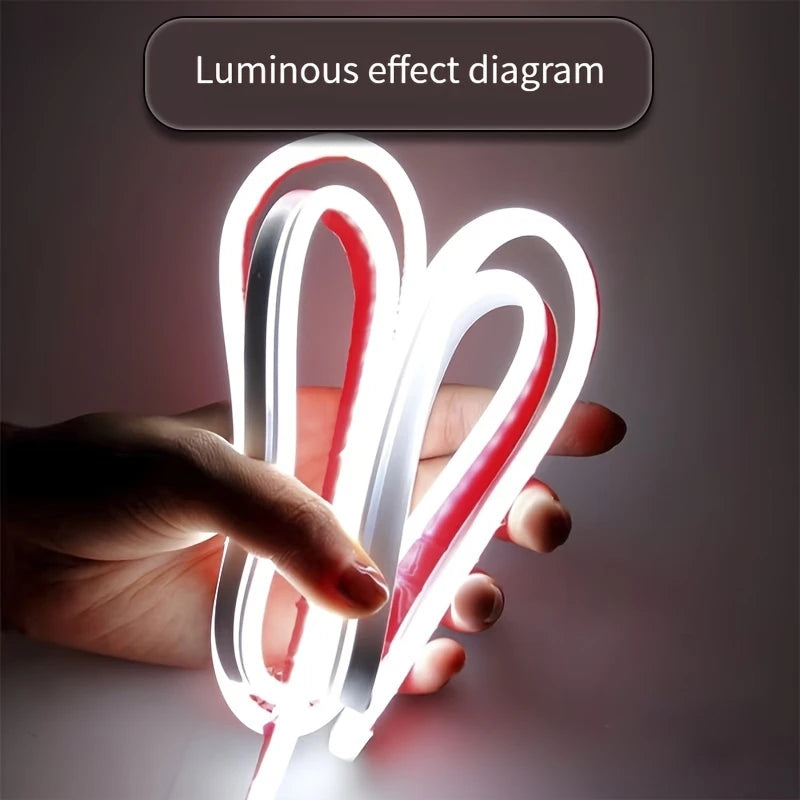 شريط إضاءة LED ديناميكي لغطاء محرك السيارة