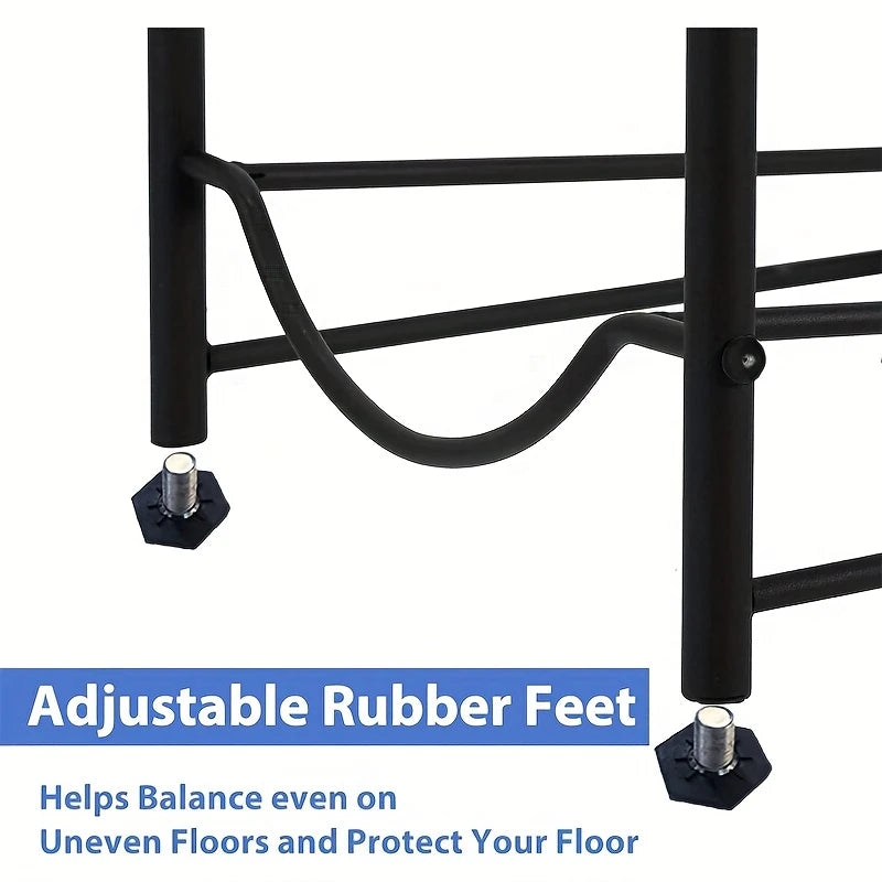 حامل رف لزجاجات المياه - حامل زجاجات مياه سعة 5 جالون، رف تخزين معدني