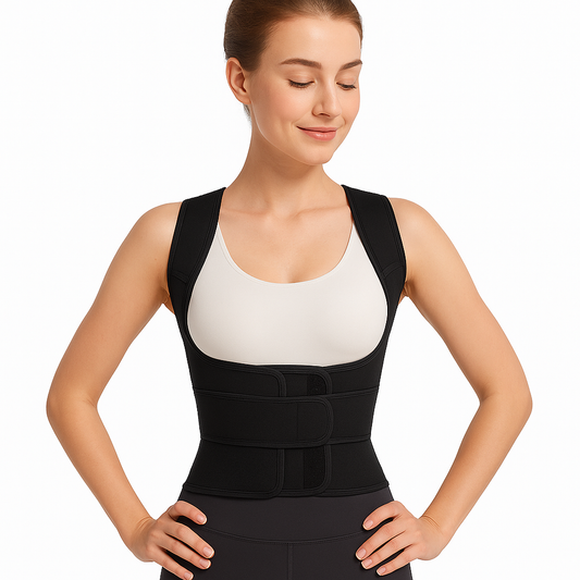 مصحح وضعية الجسم القابل للتعديل والتنفس - دعم الظهر والكتف