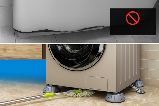 وسادات غسالة مضادة للاهتزاز - حماية من الضوضاء والأرضيات (4 قطع) 