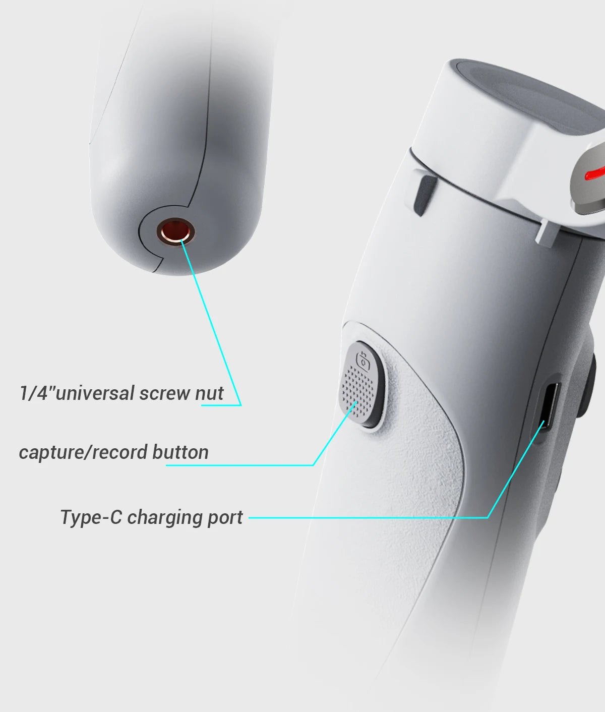 M1 3-Axis Merak One Smartphone Stabilizer | Professional Gimbal with Auto Balance & Smart Tracking