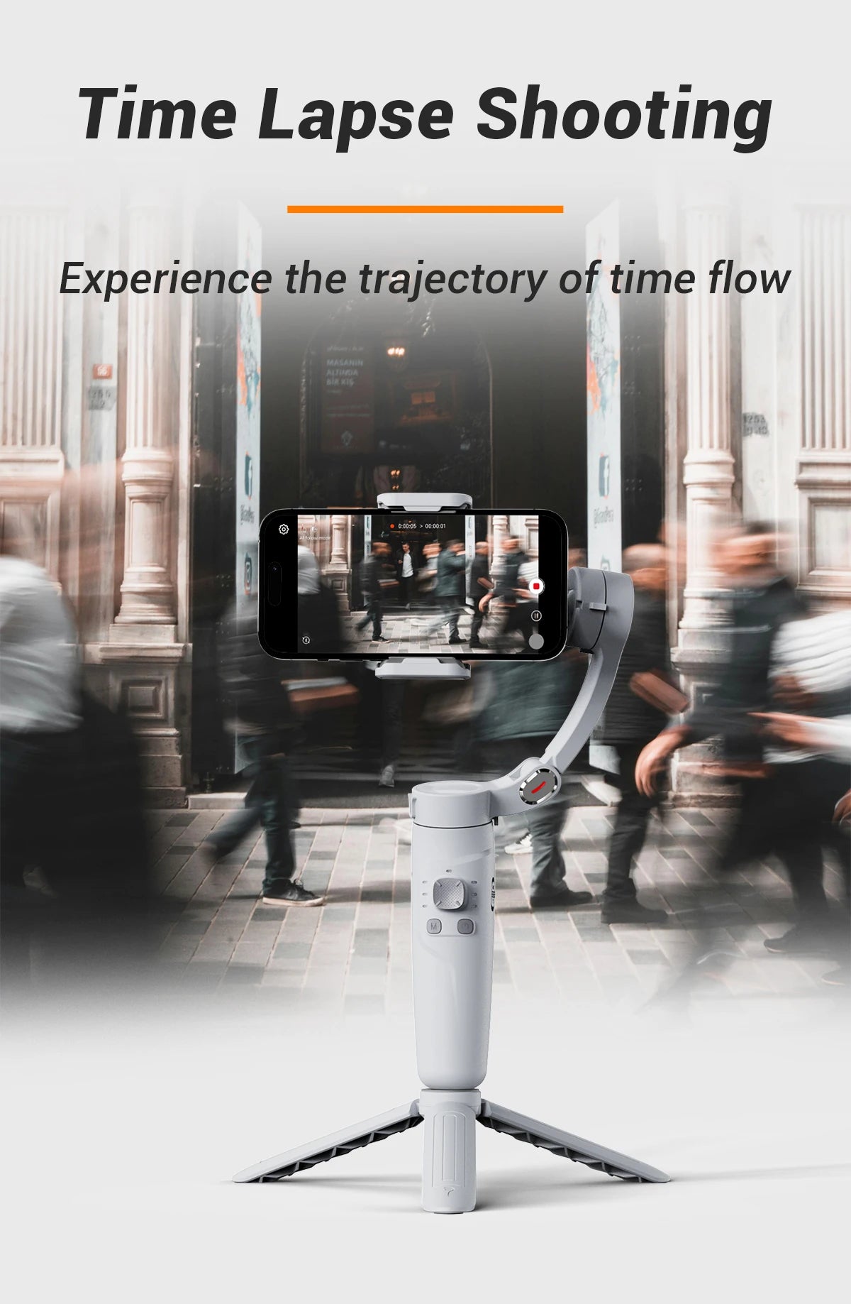 M1 3-Axis Merak One Smartphone Stabilizer | Professional Gimbal with Auto Balance & Smart Tracking