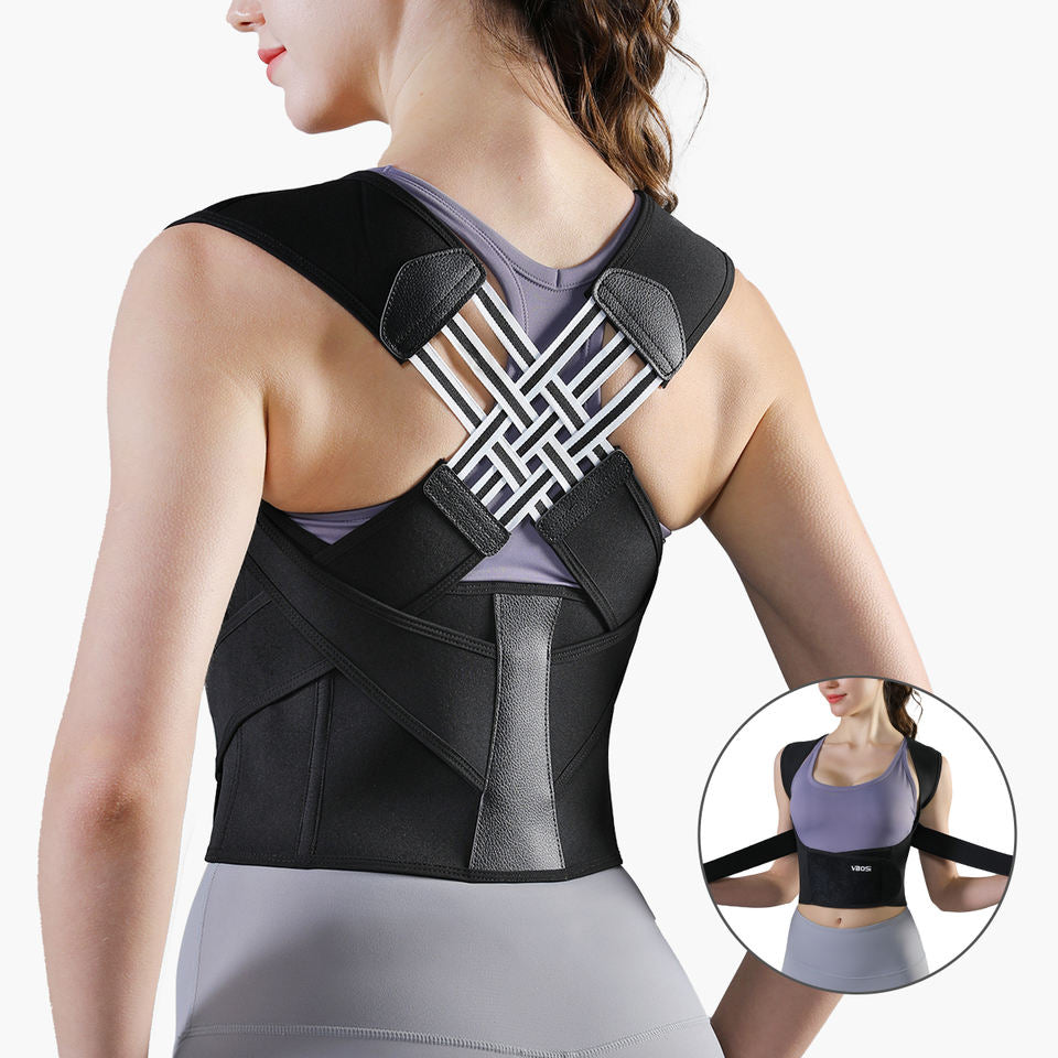 مصحح وضعية الجسم القابل للتعديل والتنفس - دعم الظهر والكتف