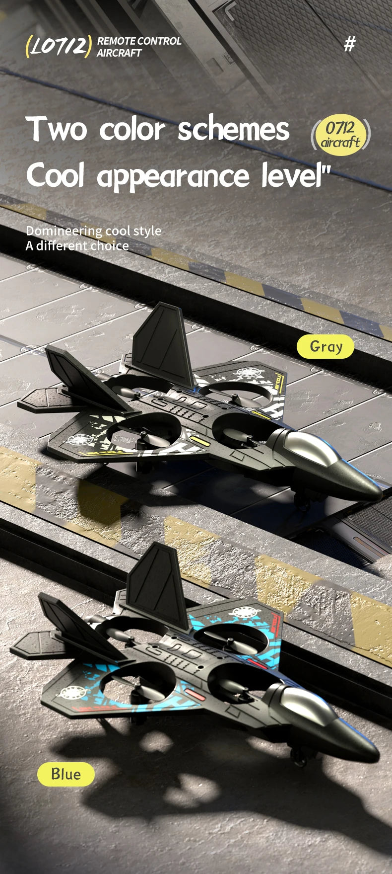 Kids Quadcopter Fighter Jet – Remote Control Aircraft