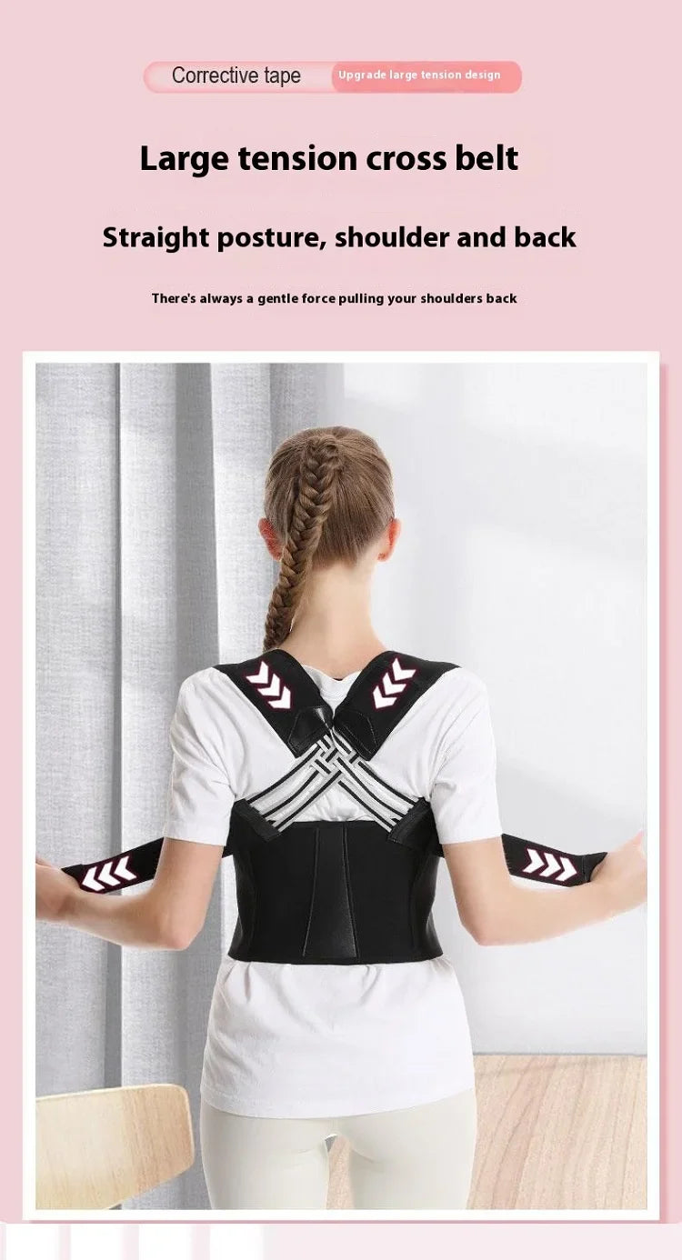 مصحح وضعية الجسم القابل للتعديل والتنفس - دعم الظهر والكتف