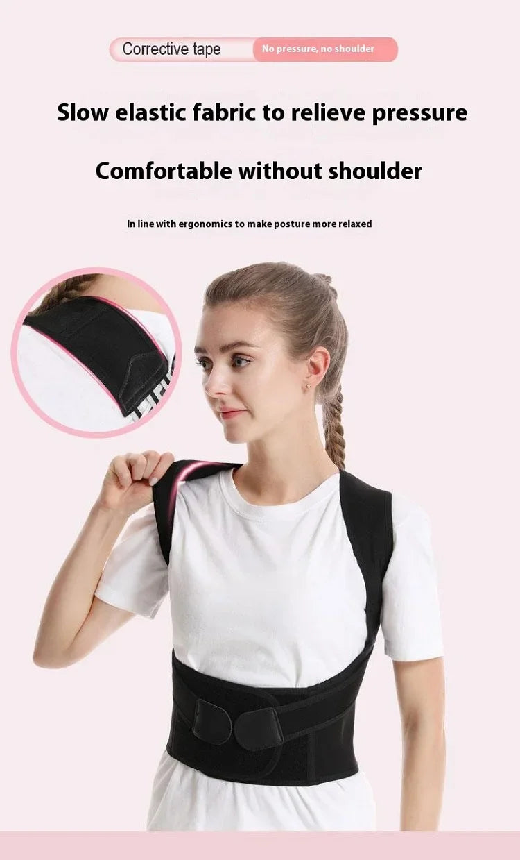مصحح وضعية الجسم القابل للتعديل والتنفس - دعم الظهر والكتف