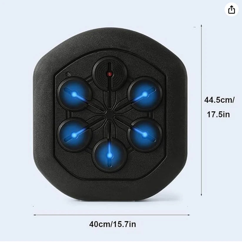 آلة الملاكمة الموسيقية – لعبة تفاعلية للياقة البدنية والتدريب.