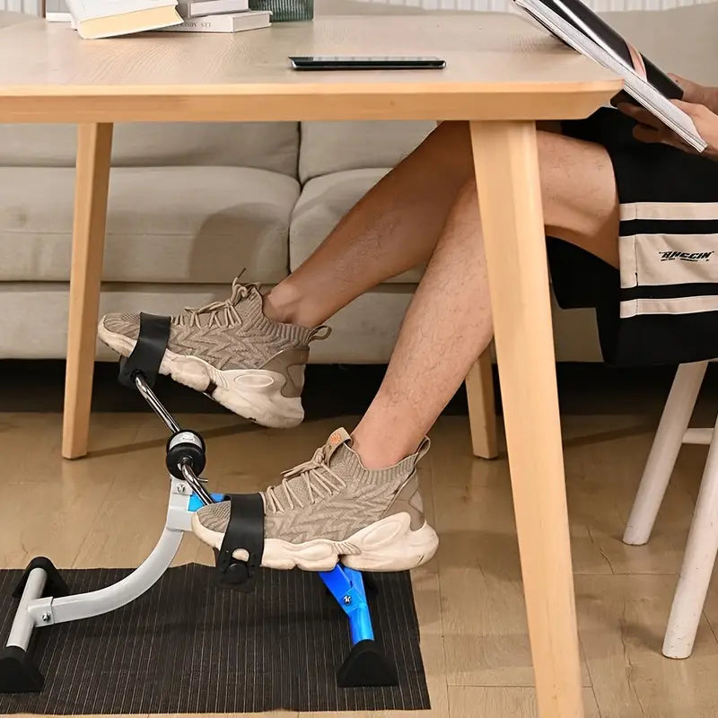 جهاز تمارين دواسة قابل للطي - جهاز تدريب داخلي صغير الحجم للساقين والذراعين