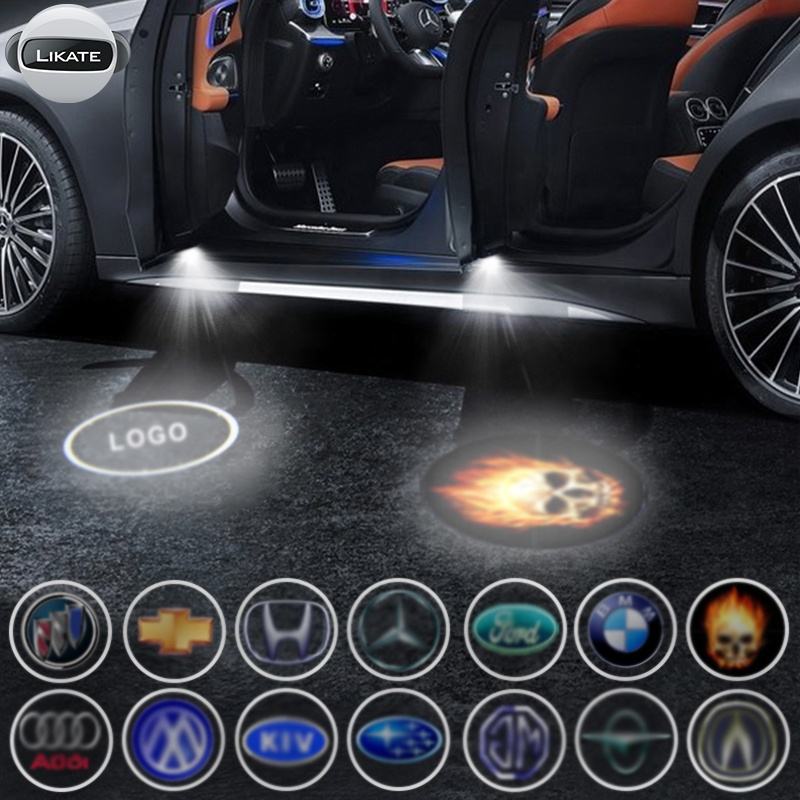 Car door projector