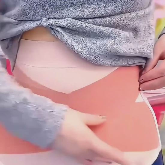 Slimming body shaper girdle with tummy control, back support, and waist trainer design, made from seamless breathable fabric – perfect shapewear for women, now in Qatar for 49 QAR