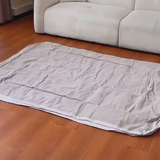 an air mattress with a rechargeable pump,  durability, . mattress folding Single 230 QAR, Double 290 QAR