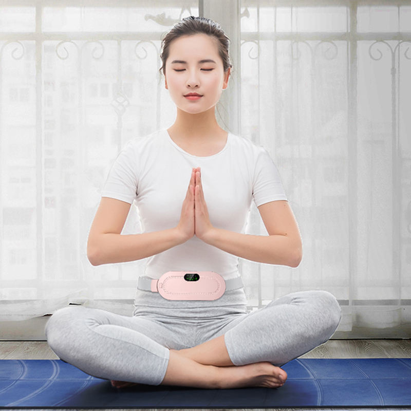 Portable period pain relief device with heat settings